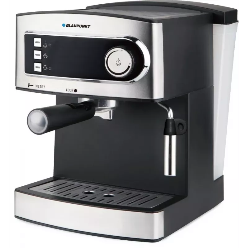 Blaupunkt CMP301 espresso aparāts, 15 bar, 1,6 l, sudraba/melns