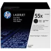 HP 55X 2 iepakojumi lielas ietilpības melns oriģinālais LaserJet tonera kārtridžs