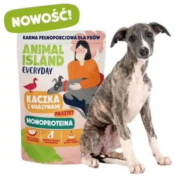 ANIMAL ISLAND Monoproteīns teļa gaļa/pīle/tītars suņu barība 9×300g