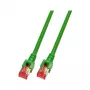 EFB-Elektronik RJ45 komutācijas kabelis Cat.6 S/FTP LSZH zaļš 0,15 m ražotājs: EFB Elektronik (K5514.0,15)