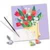 Krāsošanas pēc numuriem komplekts Ravensburger CreArt - Tulpju pušķa glezna, modelis 25518
