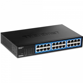 TRENDnet TEG S25D - slēdzis - 24 x 10/100/1000 - galddatoram, plauktā montējams - TAA-Compliant (TEG-S25D)