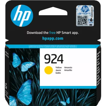 HP 924 dzeltena oriģināla tintes kasetne