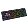 Mehāniskā spēļu tastatūra SAVIO MelnsOUT X2 BROWN 61 taustiņi 60% USB QWERTY RGB Outemu Brown