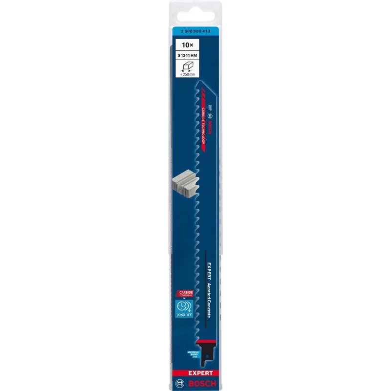 Bosch 2 608 900 412 finierzāģa/scrollzāģa/abrazīvā zāģa asmens Abrazīvā zāģa asmens Karbīds 10 gab.