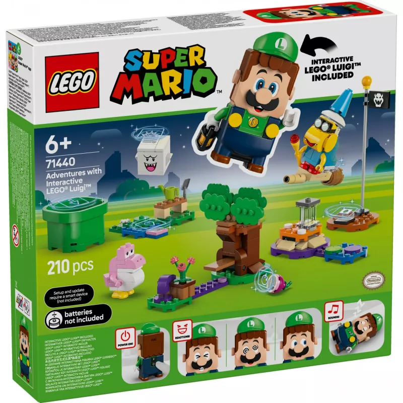 Konstruēšanas rotaļlieta LEGO 71440 Super Mario Interaktīva LEGO Luigi figūriņa