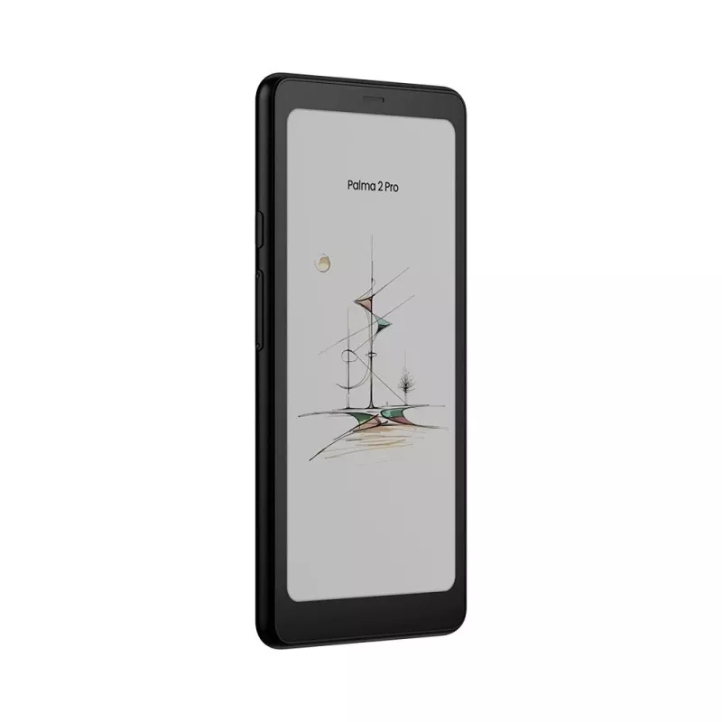E-lasītājs Onyx BOOX Palma 2 Pro — 6,13 collas 824×1648, 8GB RAM, 128GB, Android 15, pirkstu nospiedumu sensors, Wi‑Fi, Bluetooth 5.1, SIM slots, 3950 mAh, melns