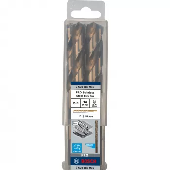 Urbju komplekts Bosch HSS Cobalt 2608585905, 5 gab.