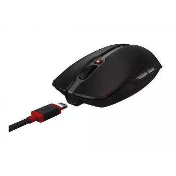 CHERRY Stream Desktop Recharge tastatūra Pele iekļauta Universāls RF Wireless QWERTZ German Melns