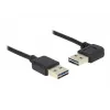 USB kabelis DeLOCK 5m USB 2.0 A tēviņš/tēviņš 90°