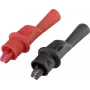 VOLTCRAFT Krokodilklemme Plug 2 mm CAT III 1000 V, CAT IV 600 V Melns, Sarkans MSK-111 (VC-8085005)