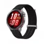 Viedpulkstenis HUAWEI GT Runner 2 — 1,32 collas (3,35 cm) AMOLED 466×466, titāna korpuss, GPS, fluoroelastomēra melna siksniņa