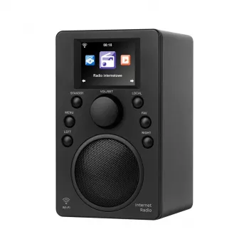 Interneta radio Kruger & Matz KM0818.1 ar Wi‑Fi, Bluetooth, USB un modinātāju