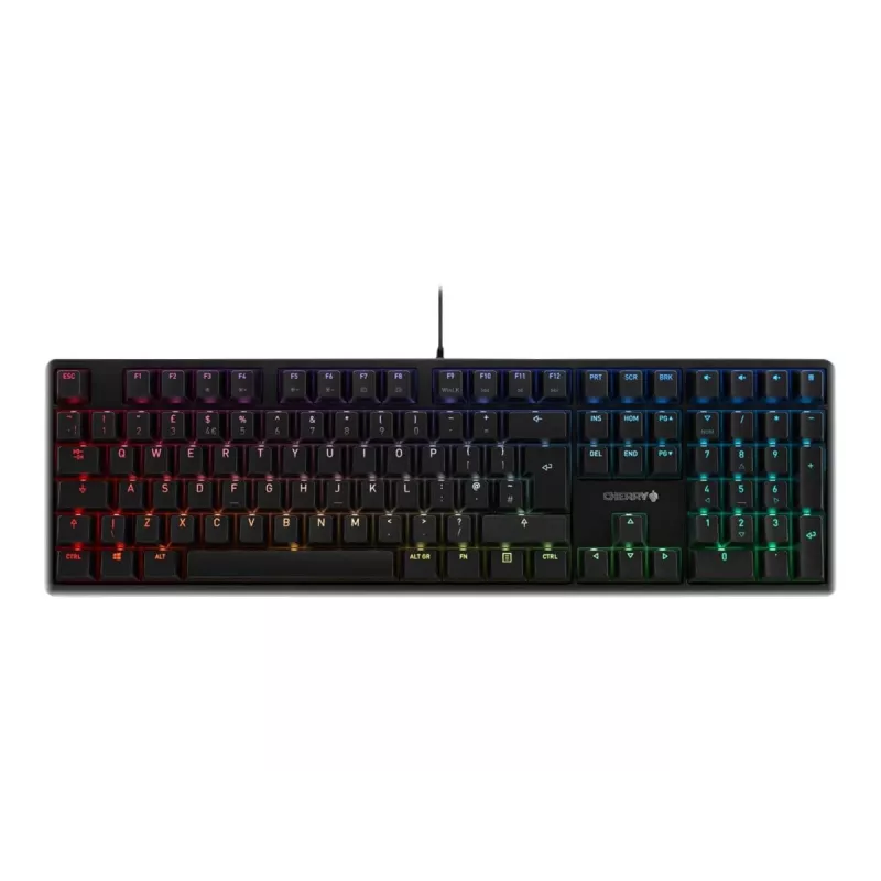 CHERRY G80-3000N RGB tastatūra universāla USB AZERTY franču melna