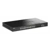 D-Link 28 portu Gigabit kaudzējams PoE+ viedais pārvaldāmais slēdzis ar 4 x 10G SFP+ portiem