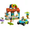 LEGO Friends pludmales smūtiju stends – bērnu rotaļu ēdiena komplekts, dāvanu ideja meitenēm un zēniem vecumā no 6 gadiem ar 2 mini lellēm, bruņurupuča figūriņu un a