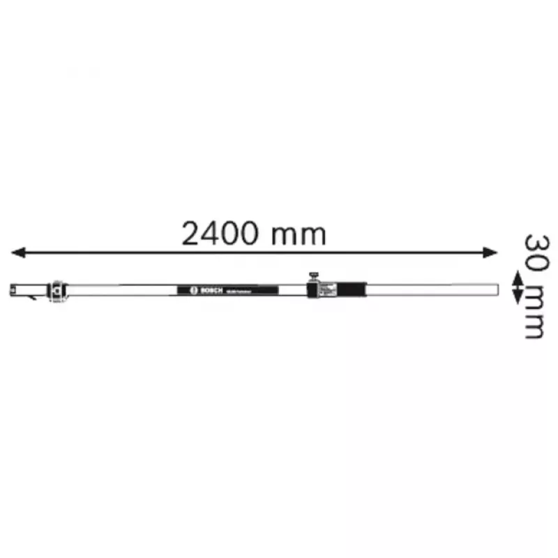 Bosch 0 601 094 100 lāzera niveliera piederums nivelēšanas latu
