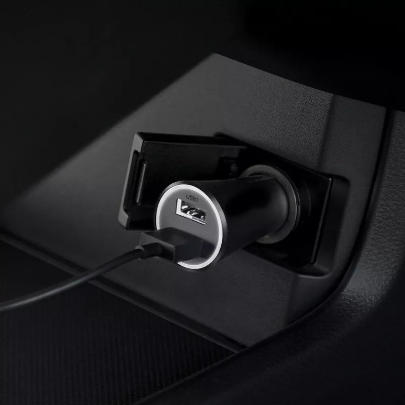 Xiaomi 37 W divu portu auto lādētājs melns, melns