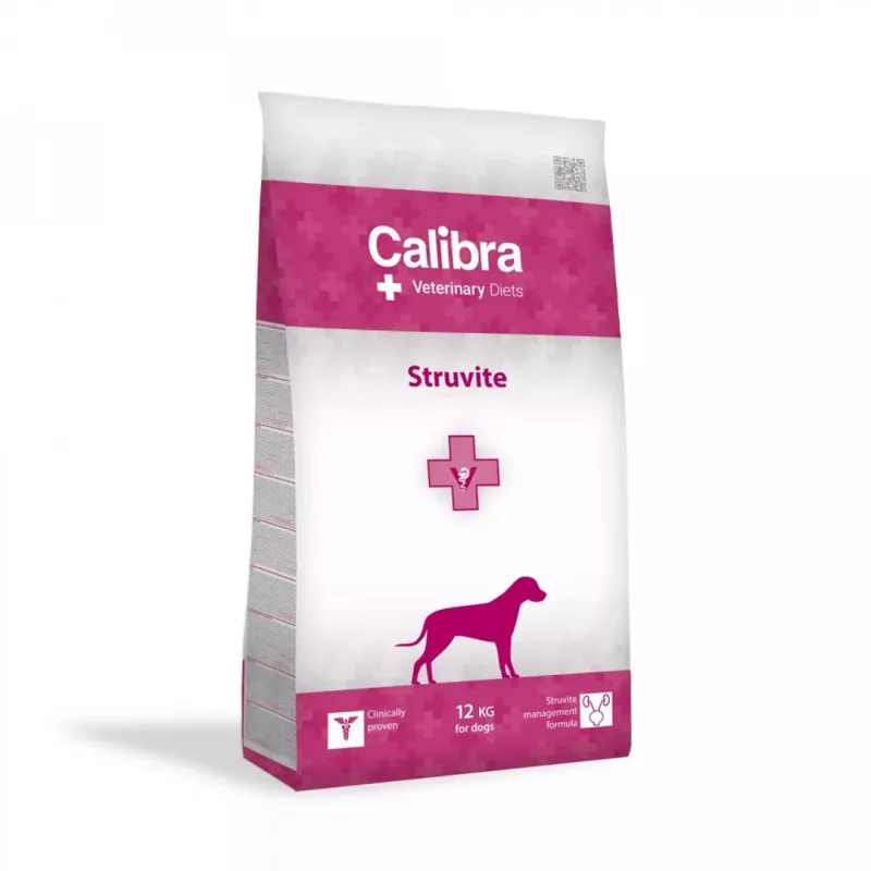Sausā suņu barība Calibra Veterinary Diets Struvite 12 kg — veterinārā urīnizvadkanāla formula, vista, bez cukura, bez lipekļa