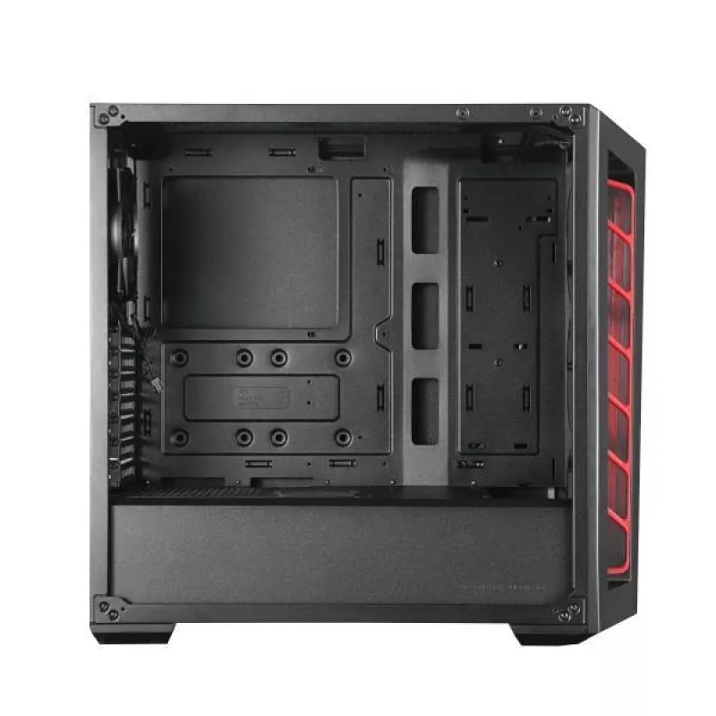 Cooler Master MB520-KGNN-S01 MasterBox 520 Black, ATX, Midi-Tower, caurspīdīgs sānu panelis no malas līdz malai