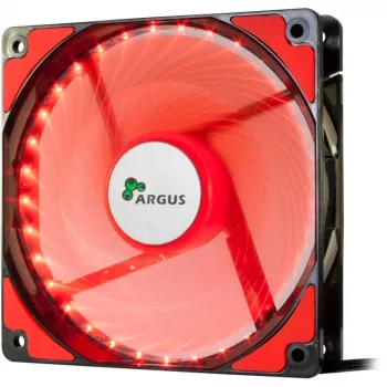 INTER-TECH Argus L-12025 120mm korpusa ventilators - melns
