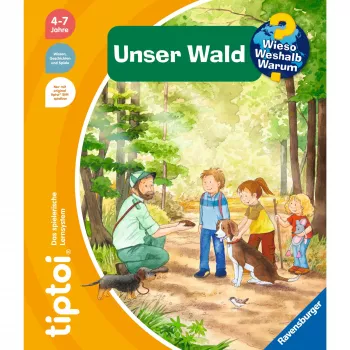 tiptoi Kāpēc? Kā? Priekš kam? Mūsu mežs, mācību grāmata