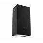 Pie sienas stiprināms virtuves nosūcējs AKPO WK-4 CUBERA WL melns matēts T520 M3, 400 mm, 450 m³/h, alumīnija filtrs