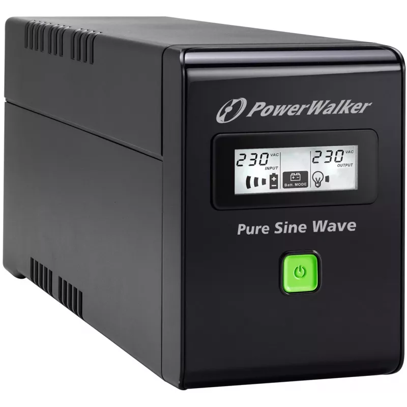 PowerWalker VI 800 SW FR nepārtrauktās barošanas avots (UPS) Line-Interactive 0.8 kVA 480 W 2 AC kontaktligzdas