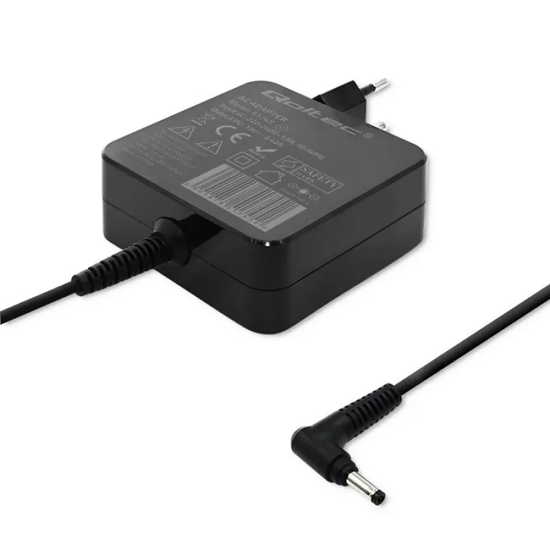 Qoltec 51745 barošanas adapteris/invertors iekštelpām 65 W Melns