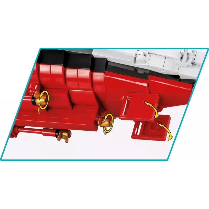 Kuģa modelis COBI COBI-4839 Montāžas komplekts 1:300 Garums 870 mm Augstums 215 mm