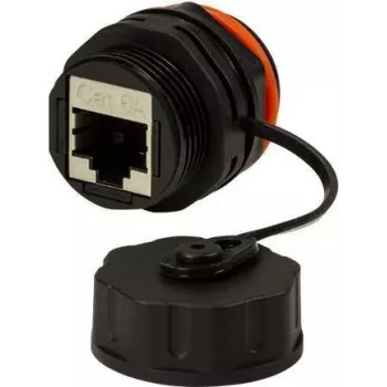 LogiLink Professional tīkla savienotājs - RJ-45 (W) uz RJ-45 (W) - STP - CAT 6a - āra - melns