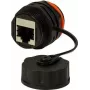 LogiLink Professional tīkla savienotājs - RJ-45 (W) uz RJ-45 (W) - STP - CAT 6a - āra - melns