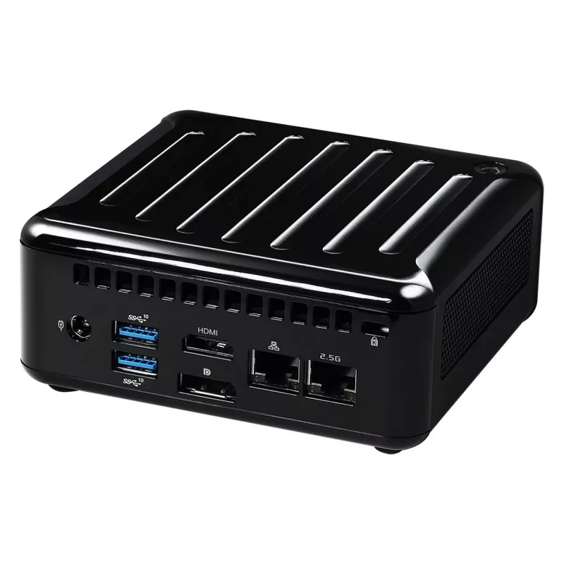 ASRock NUC BOX-1165G7 0,6 l datora barebone, Intel Core i7-1165G7 2,8 GHz, HDMI, USB-C, 2x LAN, DDR4, maks. 64 GB