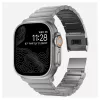 NOMAD Titāna siksna Apple Watch 46mm/49mm Sudraba