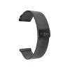 Pulksteņa siksniņa FIXED Mesh Strap FIXMEST-18MM-BK 18 mm ātri atvienojams melns metāla siets