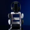 Numskull Games PS5 iedvesmots spēļu skapis, diskešu turētājs spēlēm, PlayStation 5, pelēks, vadu, 1 gab.