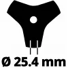 Krūmgrieža asmens Einhell 3405083 Nerūsējošais tērauds 20 cm Melns