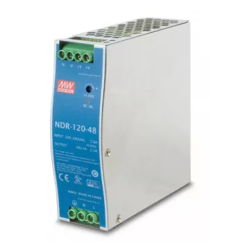 Barošanas bloks PLANET PWR-120-48 120W zils pelēks