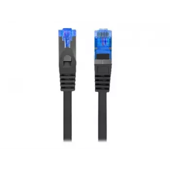 Tīkla kabelis LANBERG PCF6A-10CC-0100-BK — Cat6a S/FTP, 1 m, RJ-45, melns