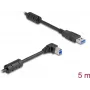 DeLOCK USB kabelis Type-A vīrišķais → Type-B vīrišķais 90° leņķis 5 m