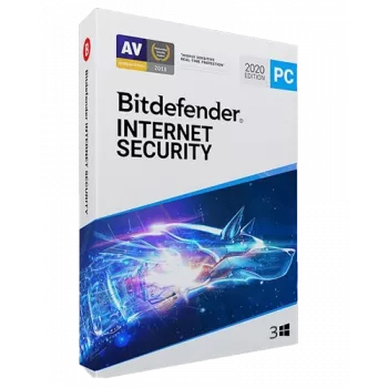 Bitdefender Internet Security | 3 datori | 1 gads | tikai ES