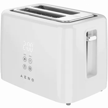 Tosteris AENO ATS0002W ar 2 spraugām, 780–930 W, 220–240 V 50–60 Hz, 3 režīmi, 7 apbrūnināšanas pakāpes, balts