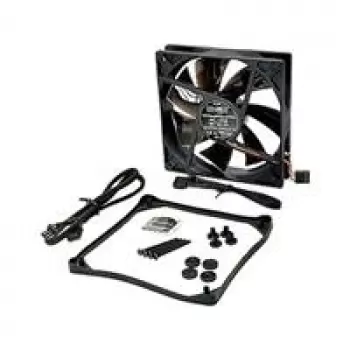 NOISEBLOCKER MelnsSilentPRO PLPS 120mm korpusa ventilators
