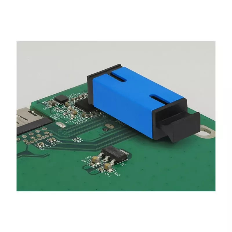 LWL savienotājs PCB SC Simplex ligzdai uz SC Simplex ligzdu vienmoda zils