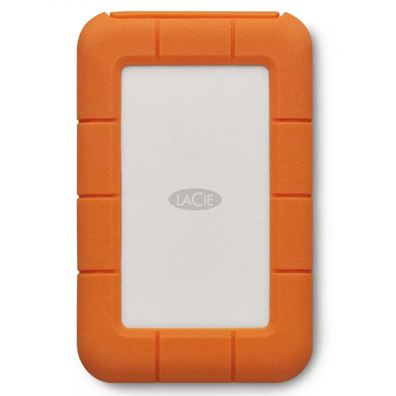 LaCie Rugged USB-C ārējais cietais disks 5 TB USB Type-C 3.2 Gen 1 (3.1 Gen 1) Pelēks Dzeltens