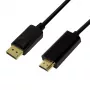 LogiLink CV0127 Video kabeļa adapteris 2 M DisplayPort HDMI Type a (Stand
