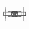 Pilnas kustības TV sienas stiprinājums GEMBIRD WM-105ST-01 50–105 collu televizoriem, tērauda regulējams kronšteins, maks. 75 kg, VESA 200x100–900x600