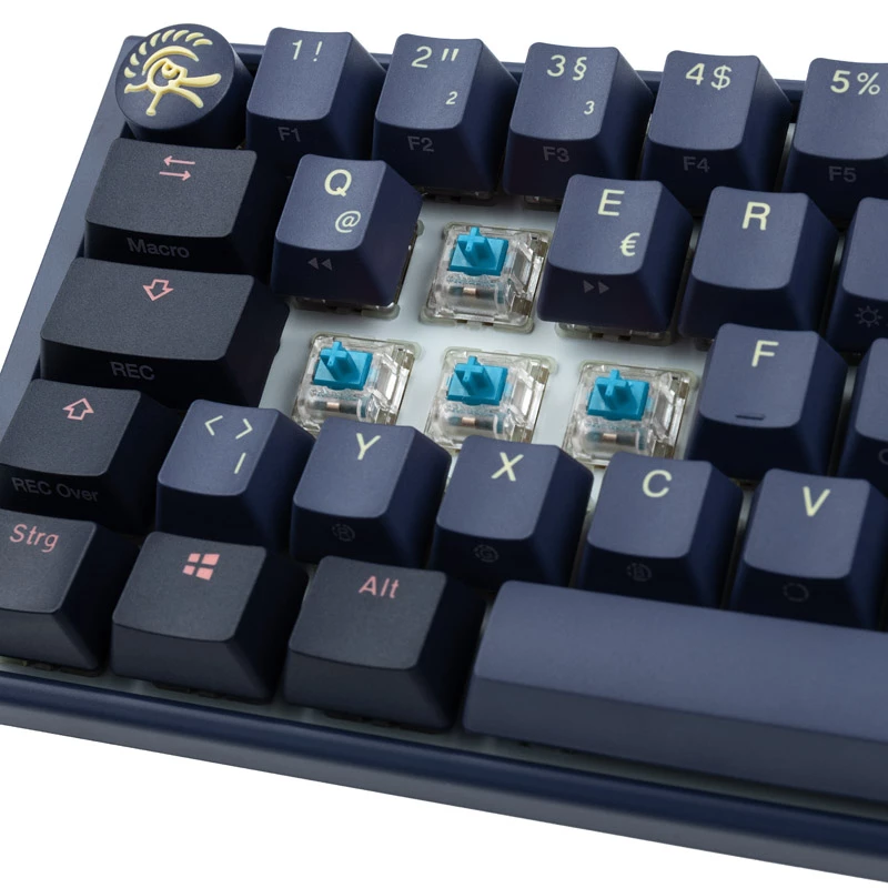 Ducky One 3 Mini tastatūra spēlēm USB zila