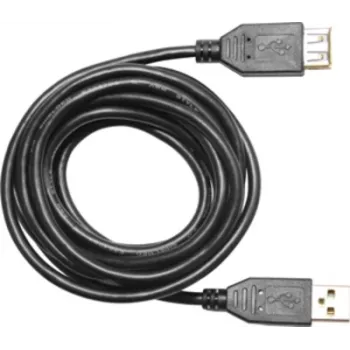 USB kabelis Eltako 30000020 USB-A sievišķā uz USB-A vīrišķo, 2 m, melns