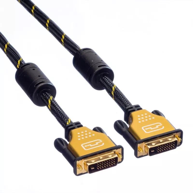 DVI monitora kabelis ROLINE GOLD 5 m modelis 11.04.5514